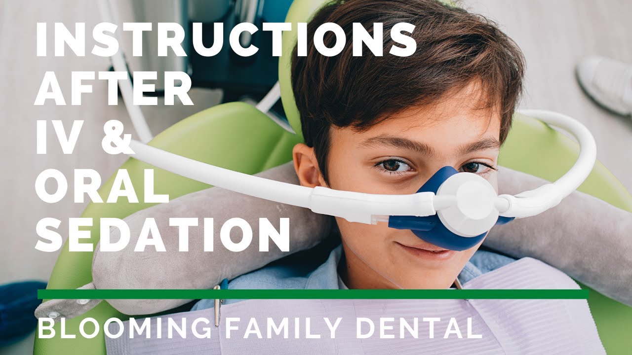 Dr. Chang Talks About Instructions After IV & Oral Sedation